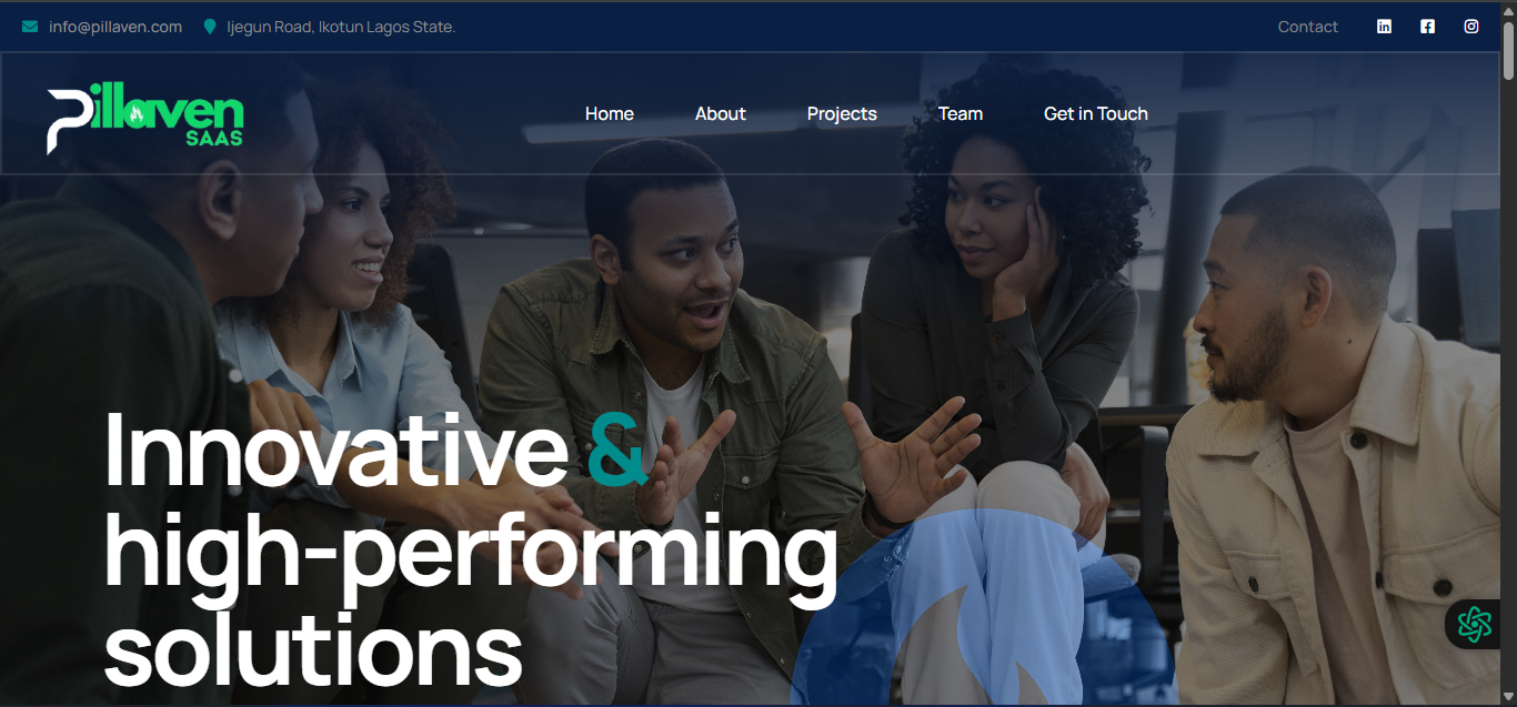 Pillaven SaaS platform preview